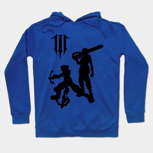 KH3 Silhouettes Hoodie by Kaztiel